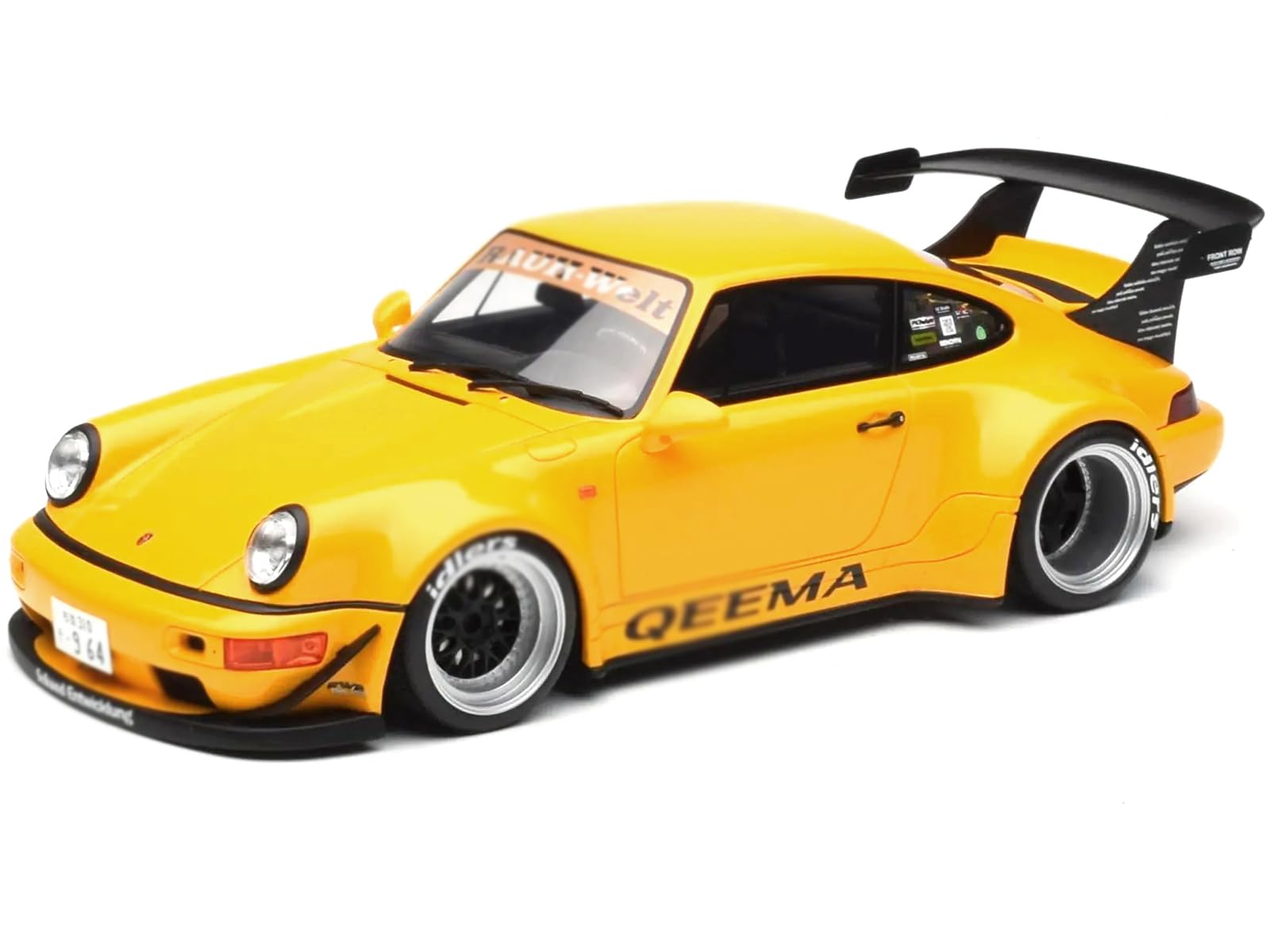 Amazon | GT Spirit 2024 ポルシェ 911 (964) RWB Qeema Yellow 1/18